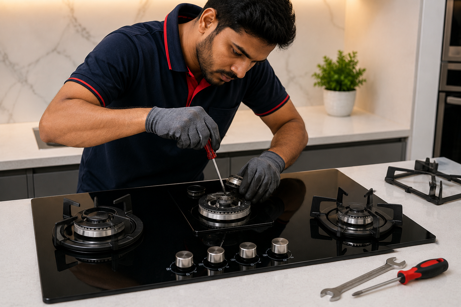 Built-in hob and cooktop repair